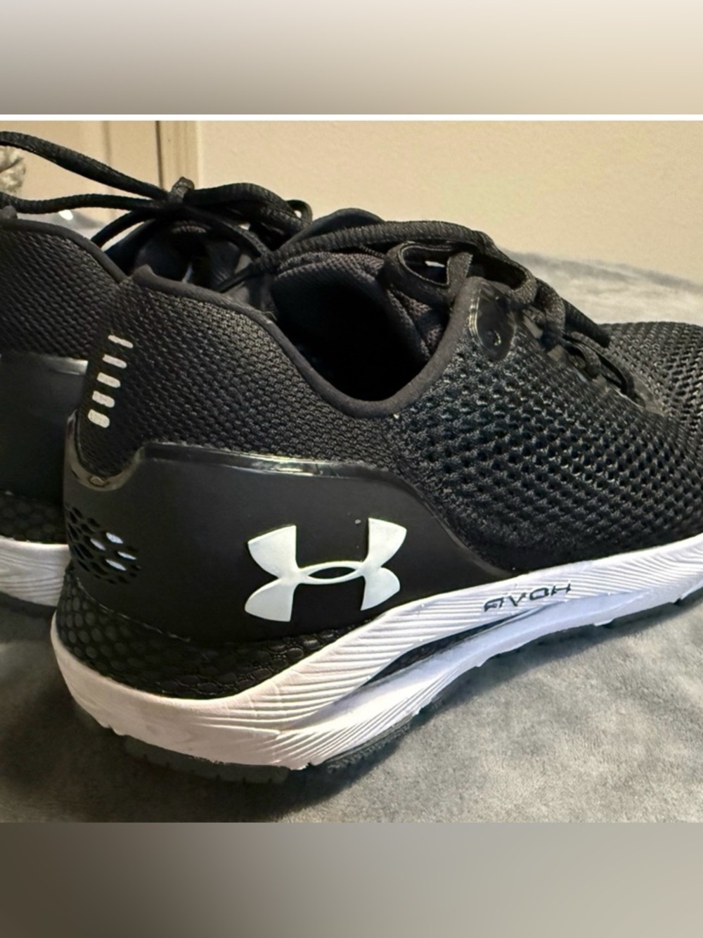 Under Armour HOVR Sonic 4 Running Shoes Black White Bluetooth 8.5 - Picture 5 of 7